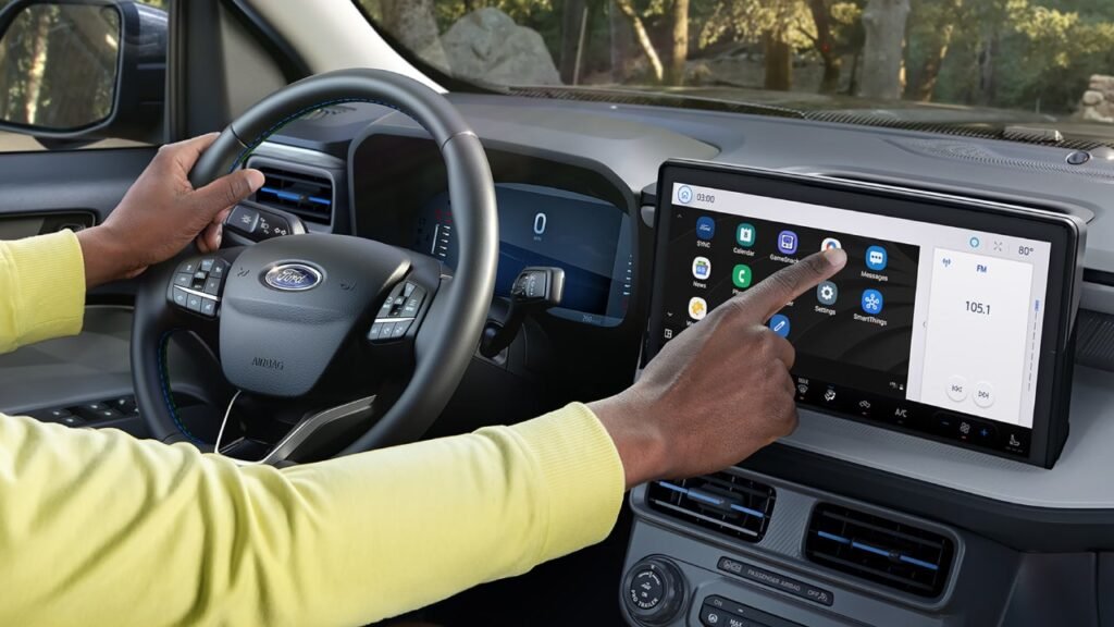 Interior de la Ford Maverick